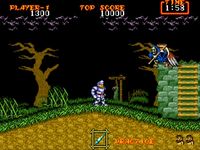 une photo d'Ã©cran de Ghouls n Ghosts sur Sega Megadrive